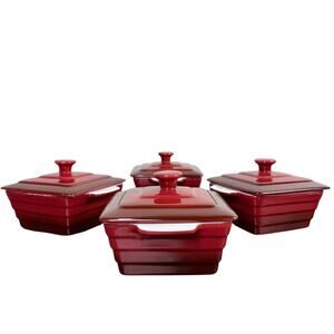 Fiesta Homer Laughlin Covered Dish Set -Microwave Oven Freezer & Dishwasher Safe